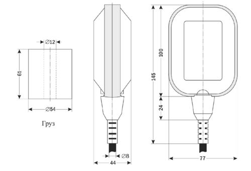 Поплавковый датчик уровня ПДУ-П501 1.8м - Изображение