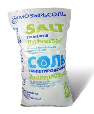 Соль таблетированная “Мозырьсоль” (25кг)