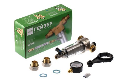 Гейзер Бастион 112  3/4 х.в. с манометром - Изображение