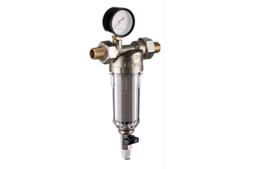 Гейзер Бастион 112 1/2 х.в. с манометром - Изображение