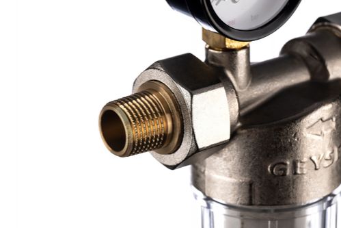 Гейзер Бастион 112 1/2 х.в. с манометром - Изображение