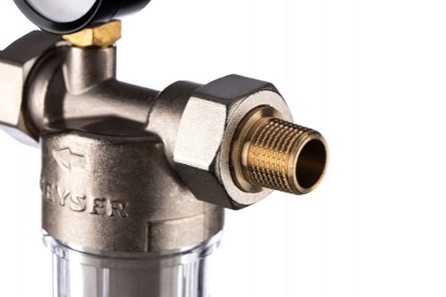 Гейзер Бастион 112 1/2 х.в. с манометром - Изображение