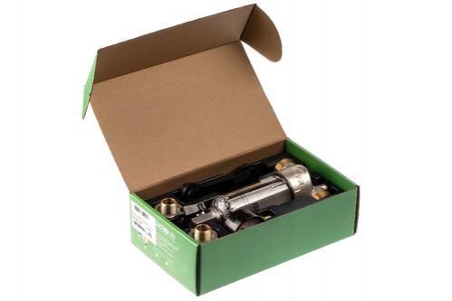 Гейзер Бастион 112 1/2 х.в. с манометром - Изображение