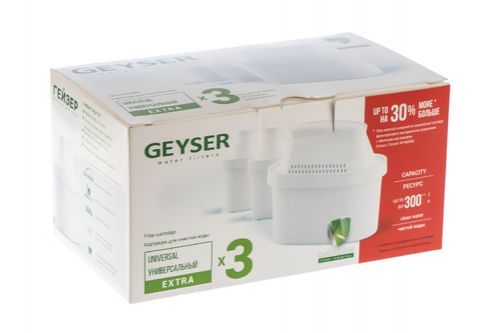 Сменная кассета Гейзер Экстра 401 (комплект из 3-х штук) - Изображение