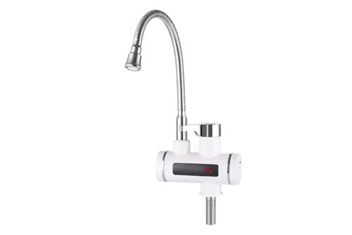 Проточный кран-водонагреватель UNIPUMP BEF-001-02 с дисплеем и гибким изливом - Изображение